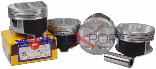 Ycp piston w rings 82.00mm acura integra honda civic b16a b17a b18a b18b b18c