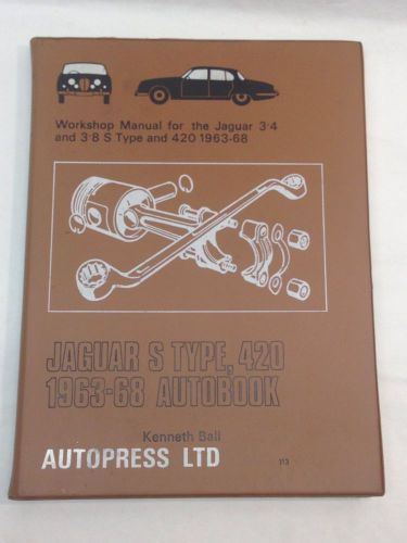 Vintage autopress repair manual for 1963-68 jaguar s type &amp; 420