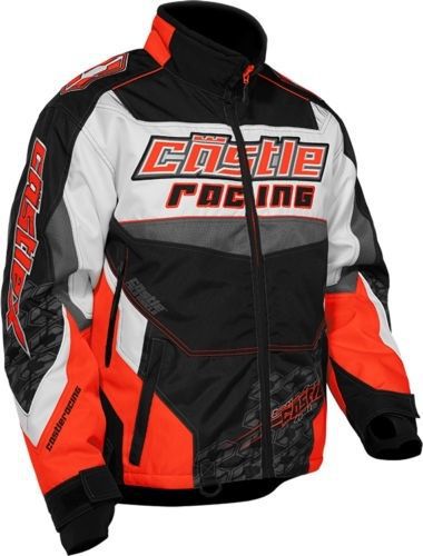 Castle x mens bolt g2w snowmobile warm winter jacket coat -  medium - closeout