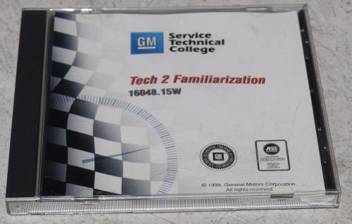 Gm dealer tech training cd/dvd -  tech 2 familiarization 16048.15w