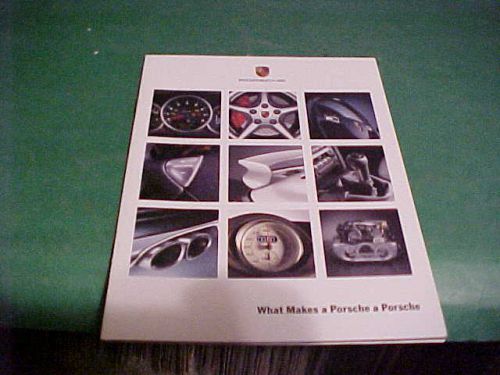 Porsche what makes a.... 2006 auto dealer brochure/book