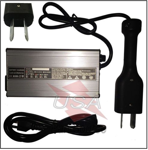 36v  ez-go golf cart battery charger for ez go club car ds txt crows foot plug