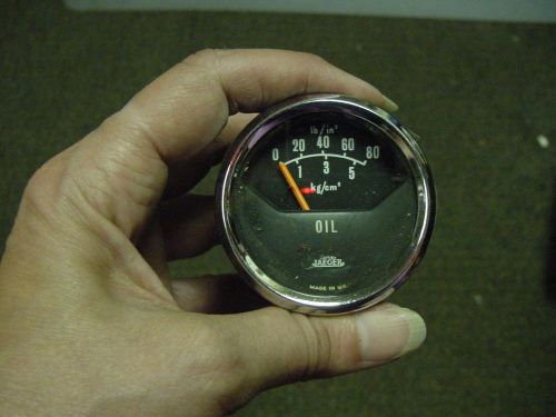 Oe vg used jaeger oil pressure gauge sunbeam tiger mkii mark 2 alpine series v