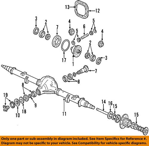 Ford oem bl3z-4676-a seal, pinion/differential pinion seal