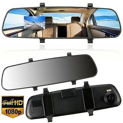 2.7&#034; 1080p hd lcd dvr car camera dash cam rearview mirror- in usa, free ship!