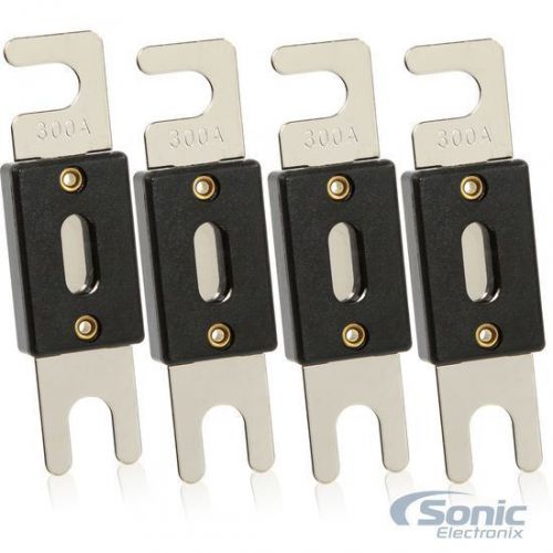 4 pack of 300 amp nickel-plated anl fuse (belva banl300)