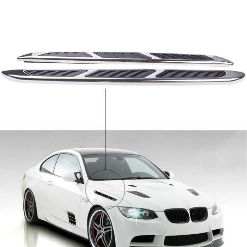 2x car side vent modified shark gills decoration sticker for bmw e46,volkswagen