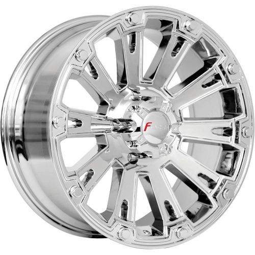 17x9 chrome forza offroad fo308 5x5 +12 wheels 37x12.5x17 tires