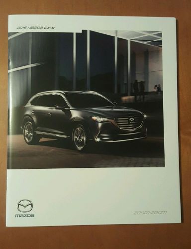 2016 mazda cx-9 original dealer sales brochure