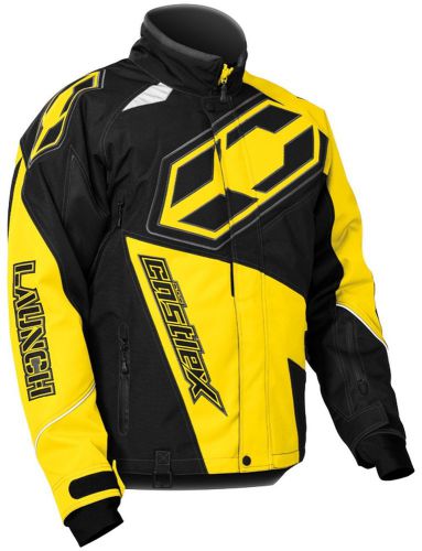 Castle x racewear launch g4 mens snowmobile jacket yellow