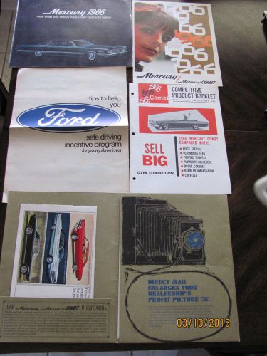 1966 lincoln mercury division brochures