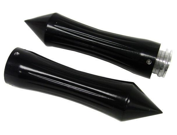 Black 7/8" handlebar hand grips for honda cbr suzuki gsxr 600 1000 ninja r1 r6