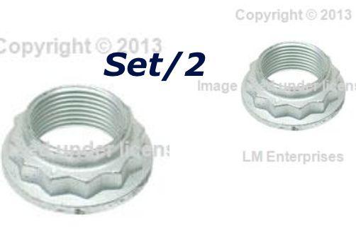 Bmw e36 e46 z4 collar snap nut for rear wheel bearing axle set/2 new