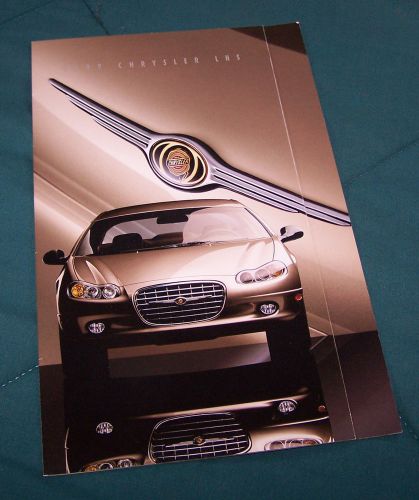 1999 chrysler lhs sales brochure small size foldout (11&#034; x 7&#034; when folded)