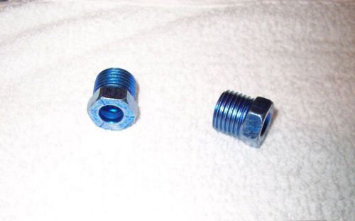 Oversize steel tube nuts 1/4&#034; (9/16&#034;-18) - packge of 5