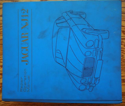 Jaguar xj12 series 1 repair operation manual 1972