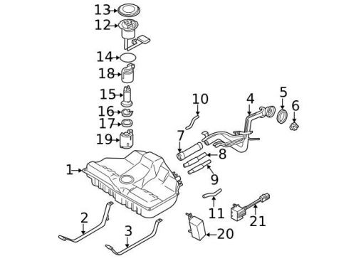 Genuine 2000-2002 nissan strainer 16400-2y922