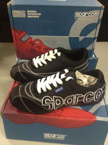 New sparco logo shoe race/racing/training/pit shoe black size 39