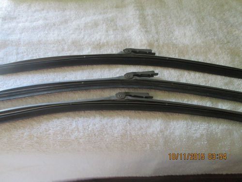 Early nos trico wiper blades with logo on both ends gm set of three