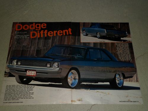 1972 dodge dart article / ad