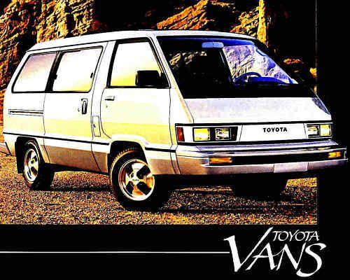 1984 toyota passenger van brochure -toyota passenger van-dlx-le--toyota van