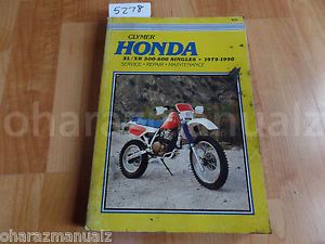 1979 1980 1981 1982 1983 1984 - 1990 honda xl/xr 500-600 singles service manual