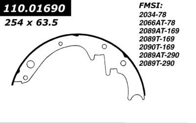 Centric 111.05810 brake pad or shoe, rear-preferred new brake shoes