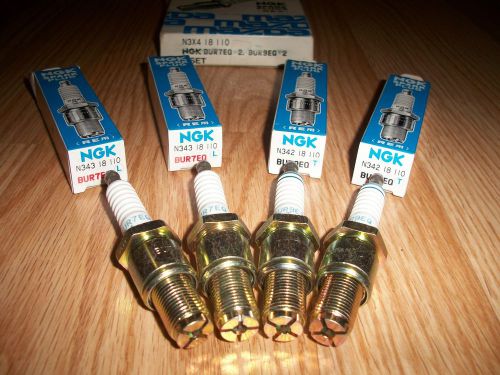 Mazmazda rx-7 new original ngk spark plug set (2xbur7eq &amp; 2xbur9eq) 1986 to 1991