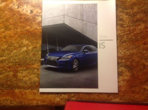 2016 lexus is brochure