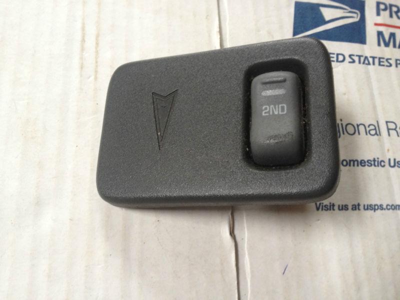 Oem 4th gen automatic transmission 2nd gear center console switch w/ bezel gray