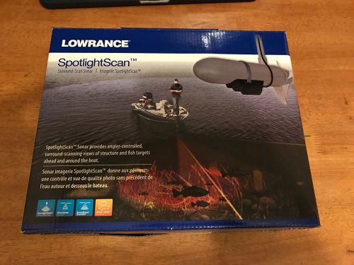 Lowrance spotlightscan sonar transducer