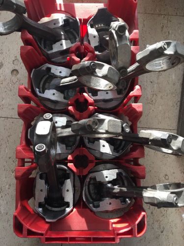 Set of 8 small block chevy pistons w/ wide beams rods .030 4.030&#034; bore