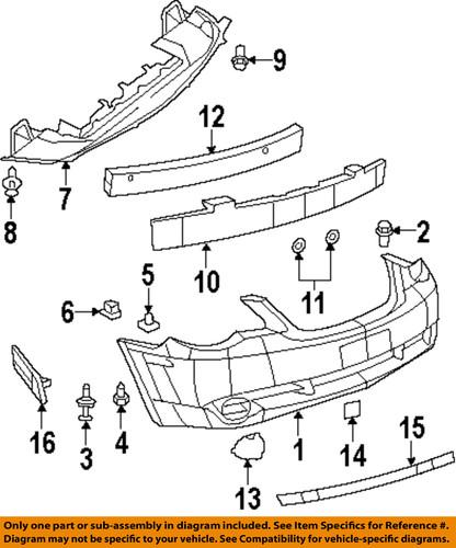 Mopar oem 6105099aa front bumper-bumper cover bolt