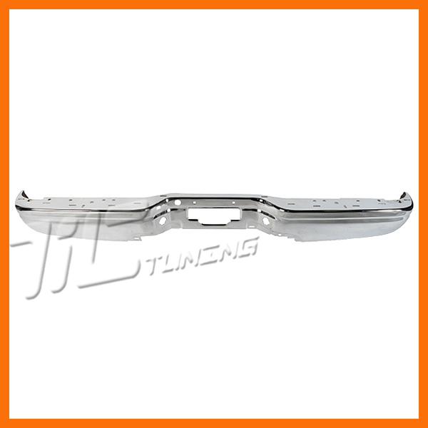 97-02 03 ford f150 styleside rear bumper face bar fo1102304 chrome reg/super cab