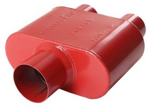 Ap exhaust products  muffler - cherry bomb extreme oval 3in id/2.5in od c/d