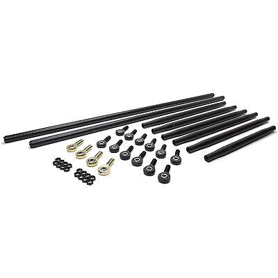 Triple x race components radius rod kit complete black for sprint car