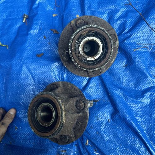 89-94 nissan 240sx s13 oem rear 4 lug wheel hubs pair left &amp; right