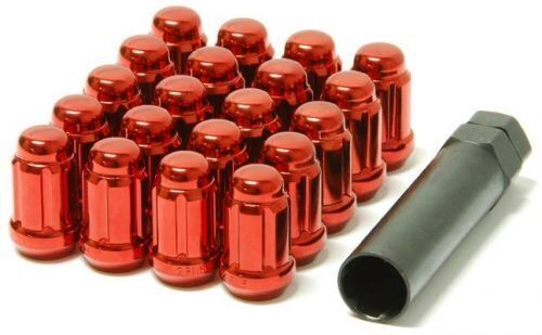 Wheel mate muteki classic lugnuts - red (close ended) - 12x1.25 - 41885r