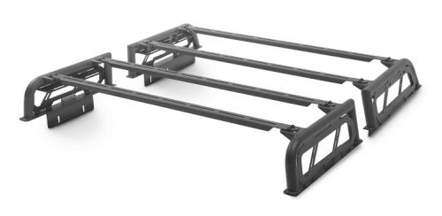 Dv8 offroad mto mid size truck bed rack low profile for roof top tent &amp; rotopax