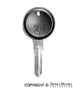 Porsche engine &amp; door key blank, 924/944/968 (76-95) 477 837 219