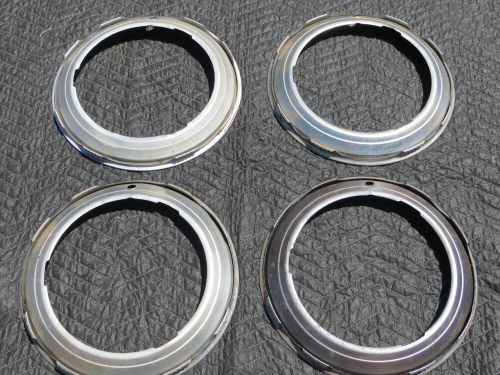 Set of 1949-1951 mercury 15 inch trim rings beauty rings