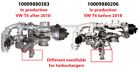 Turbocharger vw multivan t6 2.0 tdi 10009700383-