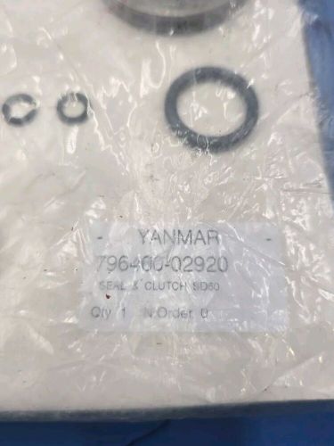 New oem yanmar 796460-02920 clutch seal kit sd60 - c187