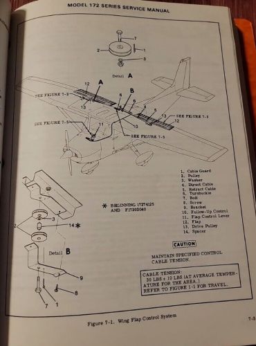 Oem cessna model 172 series 1977 thru 1983 service manual may 3 1982