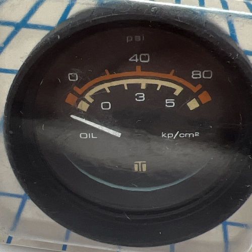 Teleflex marine instrument 75017 xl line oil gauge 2&#034;