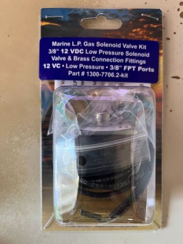 Trident marine 1300-7706.2-kit low pressure l.p. gas 12v dc solenoid valve 3/8”