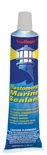 Sudbury 321 elastomeric marine sealant, 3-ounce, clear