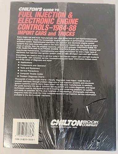 Chilton&#039;s guide to fuel injection and electronic engine controls 1984-1988 truck