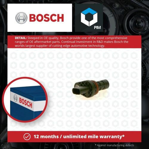 Rpm / crankshaft sensor fits skoda kodiaq ns7 2.0 2016 on dkza bosch 06h906433c