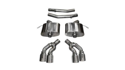 Corsa 2016 fits cadillac cts v 6.2l v8 2.75in polished xtreme axle-back exhaust